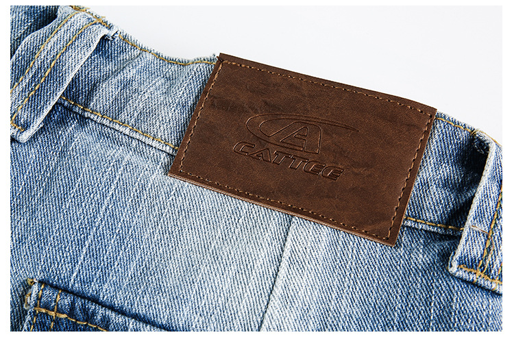Multi-Pocket Loose Straight Leg Wide Leg Washed Cargo Denim Pants