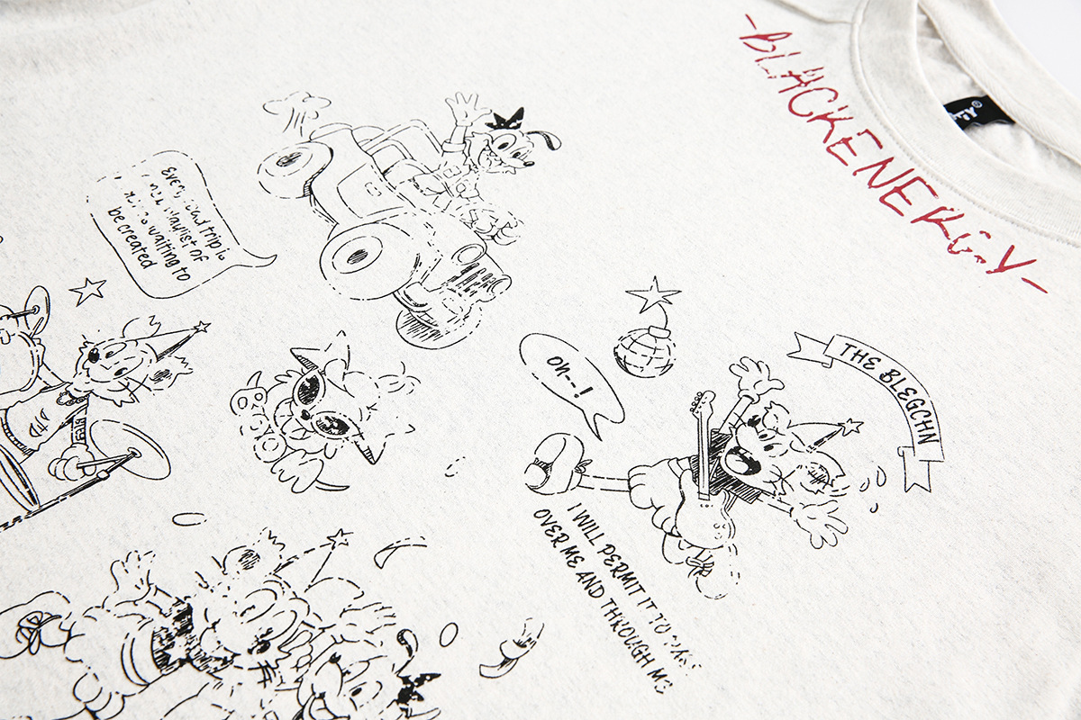 American Retro Cartoon Loose Fit Streetwear T-Shirts