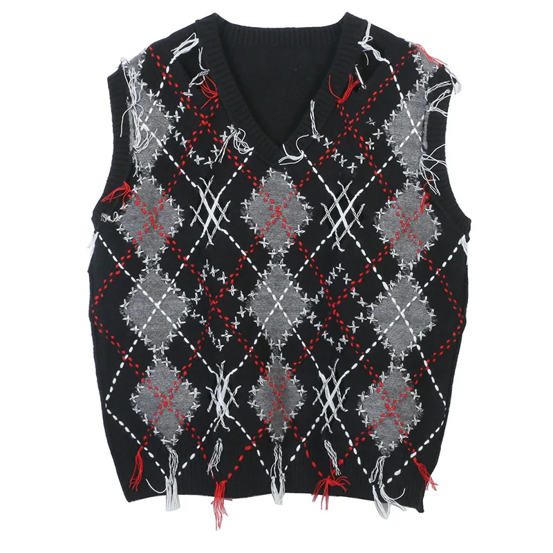 Ladies Oversized Wool Blend Button Front Fringe Cardigan