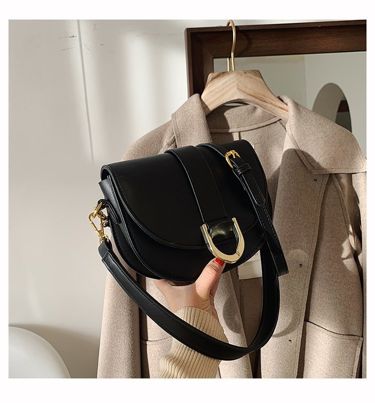 Mirco Creative Small Shoulder handbag Microfiber Synthetic Leather Saddle Bags Versatile Luxury Designer Crossbody Bag for Women
