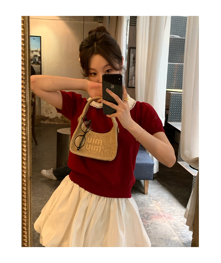 Nylon Playful Bodycon Three Quarter Sweater