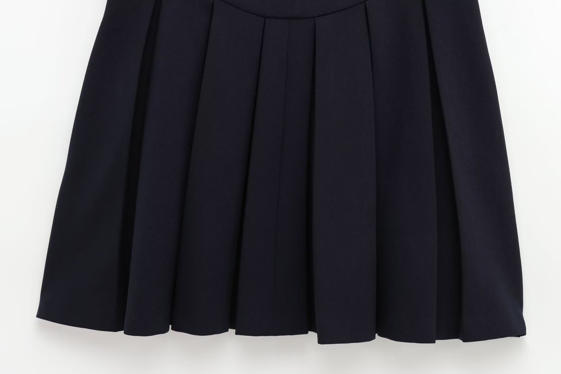 Women's Wide Pleated Collar Short Dress