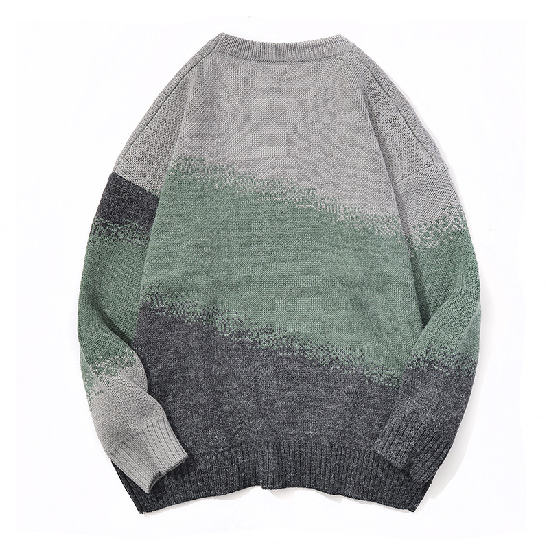 Ombre Relaxed Polyester Workwear Sweater