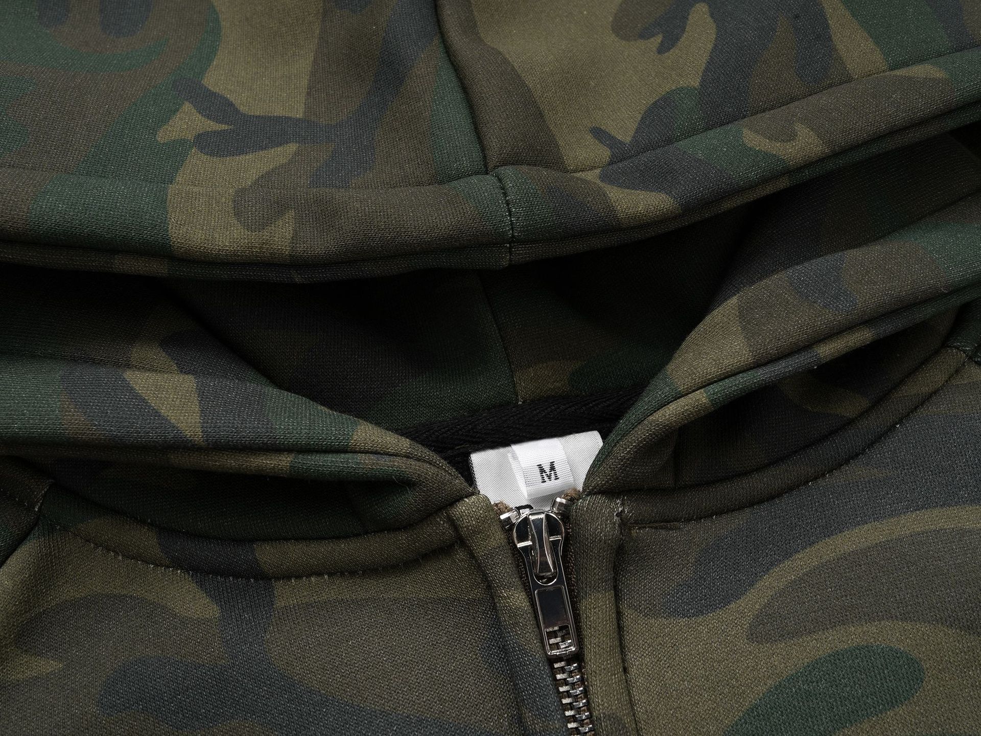 Urban Camo Oversized Cotton Blend Hoodie