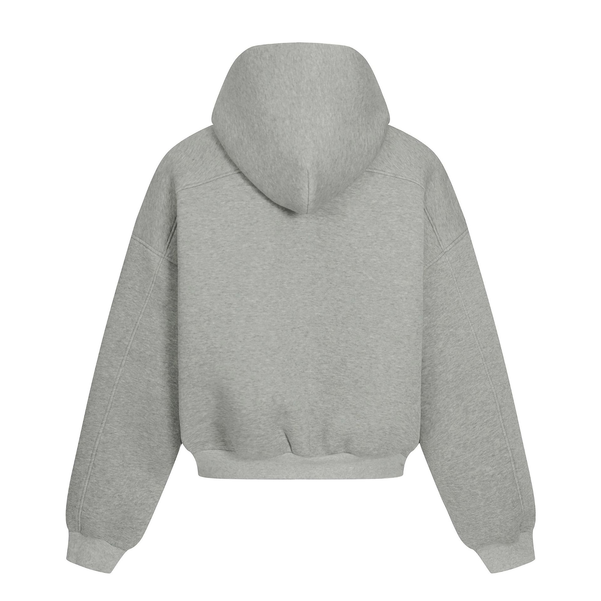 Mens Plain Heavyweight Loose Fit Hoodie