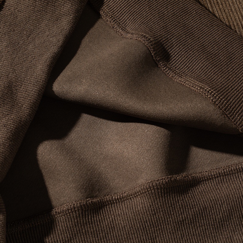 Man's Relaxed Cotton Letter Hoodie
