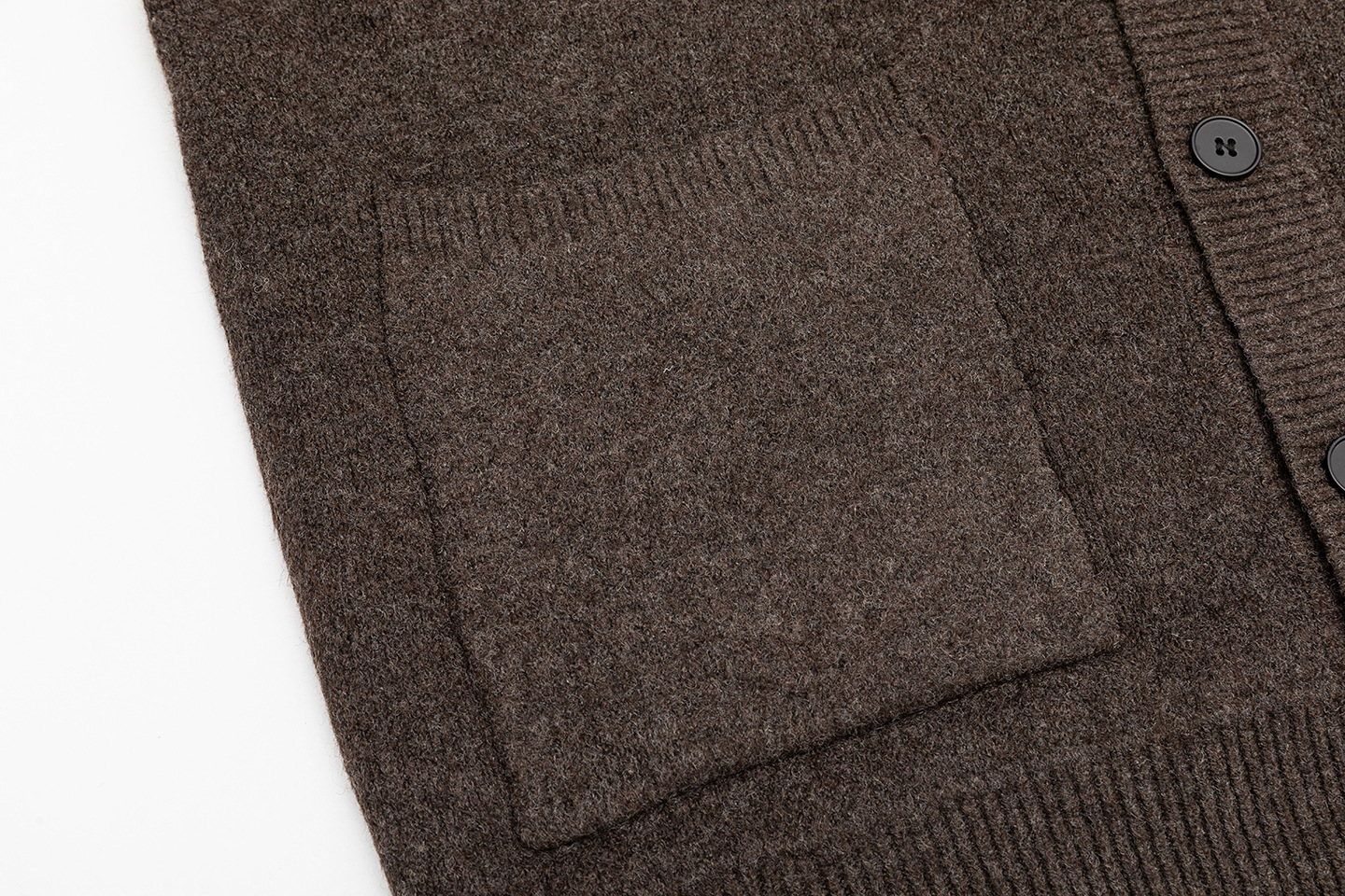 Slouchy Plain Polyester Cardigan