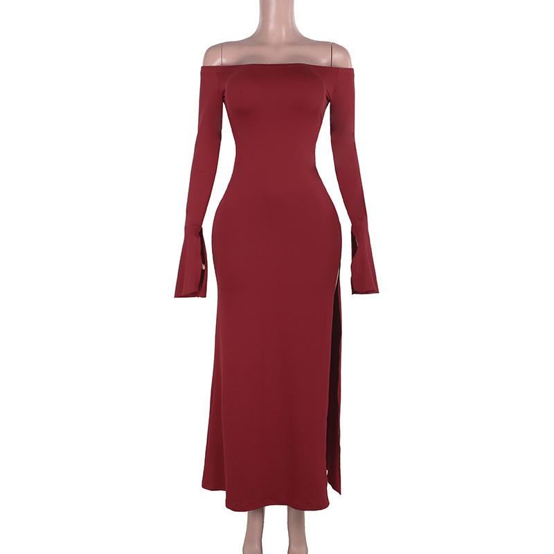 Asymmetric Bodycon High Waist Dress