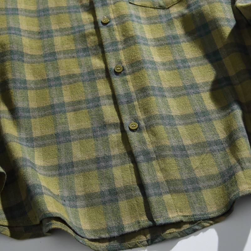 Japanese Retro Checkered Oversized Shirt