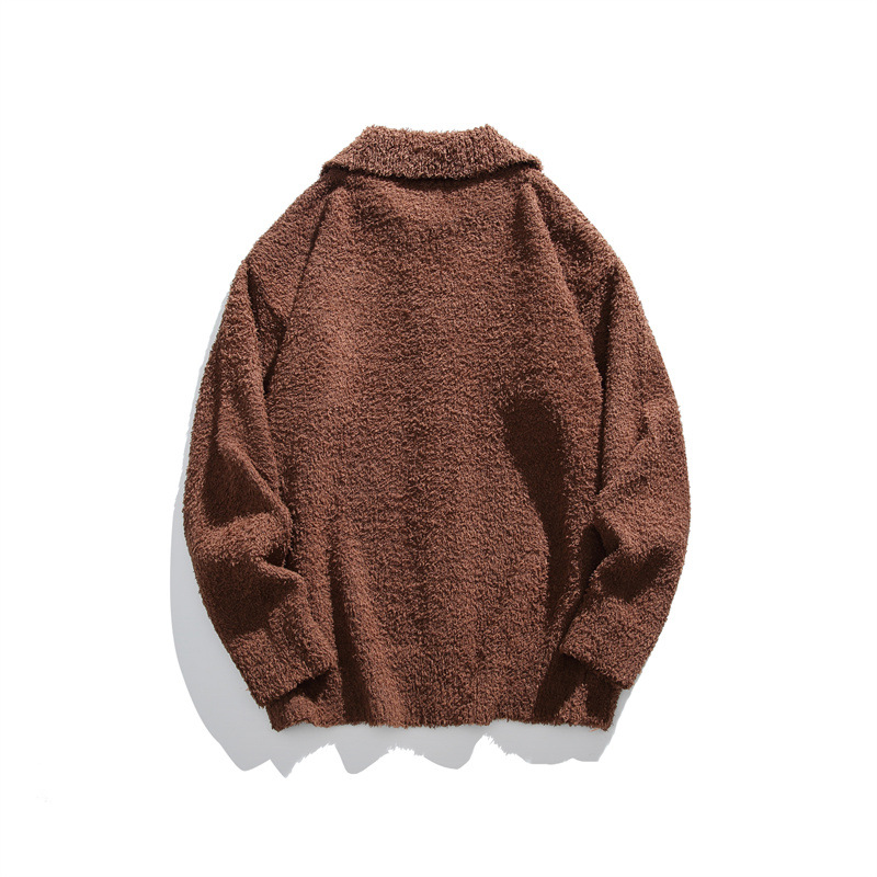 Simple Twist Polyester Long Sleeve Cardi