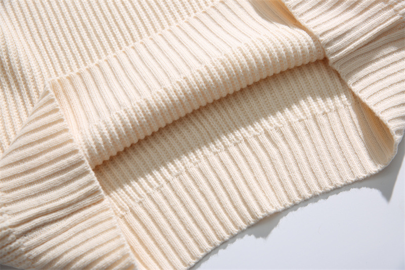 Oversized Japanese Workwear Jacquard Turtleneck Sweater