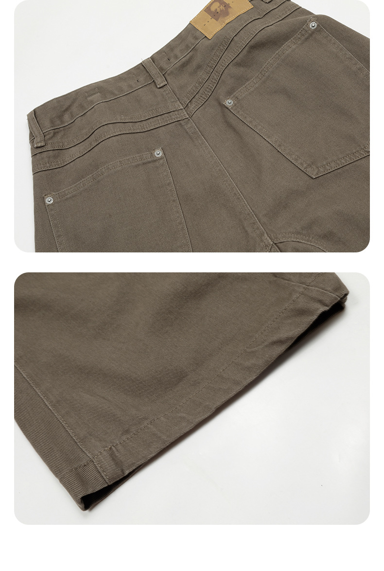 Slimming Simple Workwear Wide-Leg Three-Dimensional Casual Long Pants