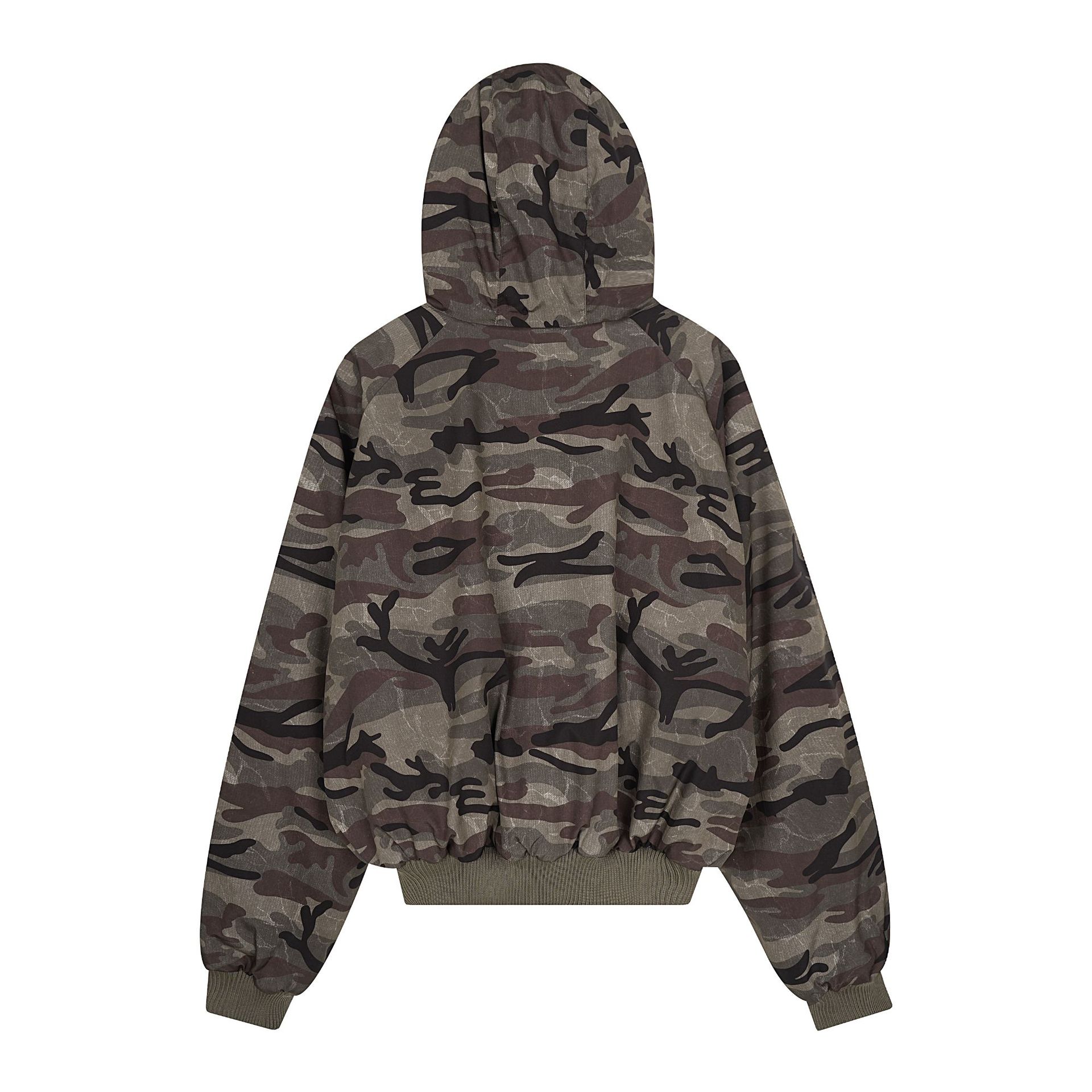 Utility Camo Double-Sided Oversized Hoodie
