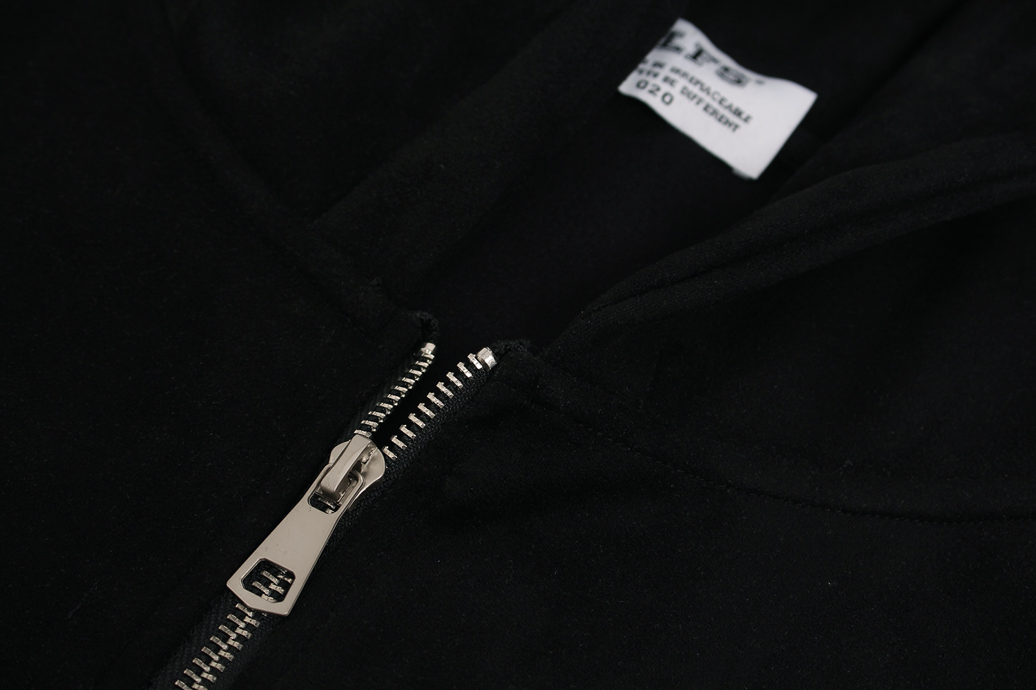 Men Boxy Retro Zip Hood Sweater
