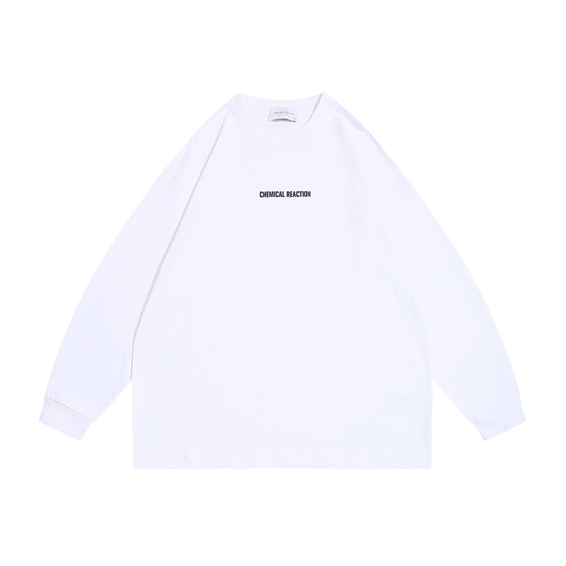 Cotton Blended Full Arm Typography T-Shirt