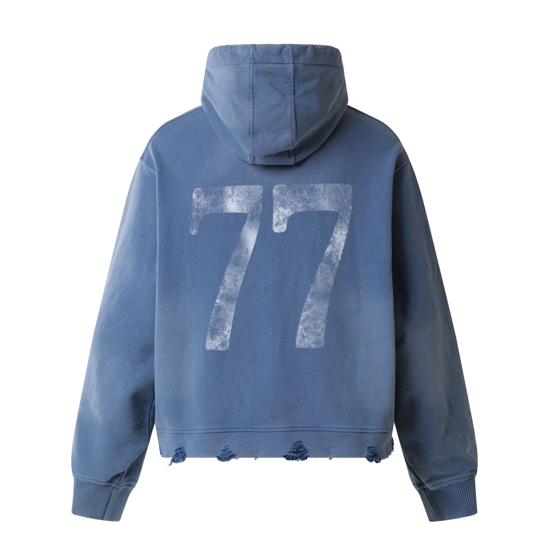 Man's American Retro Cotton Hoodie