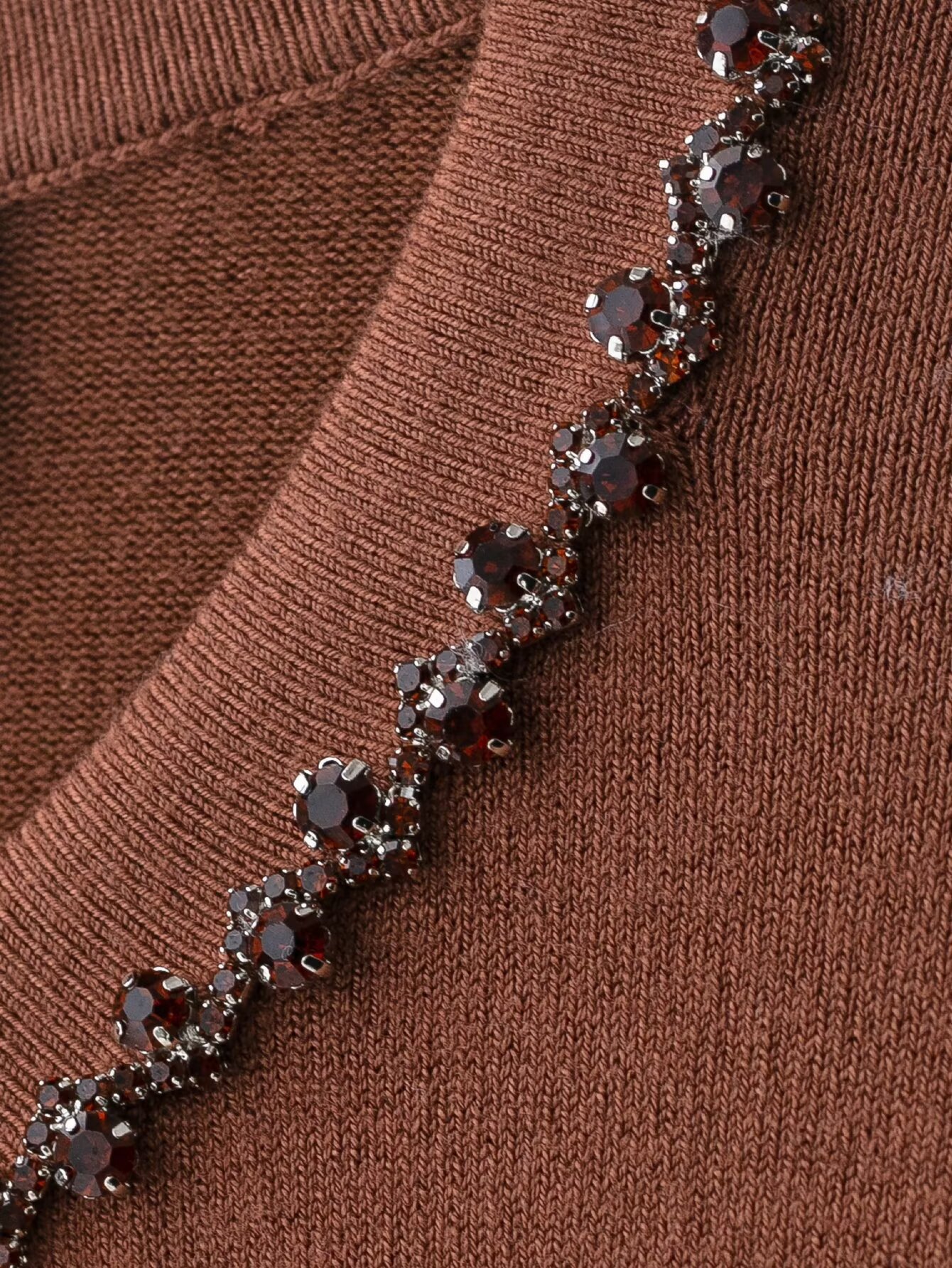 Rhinestone Accent Cardigan