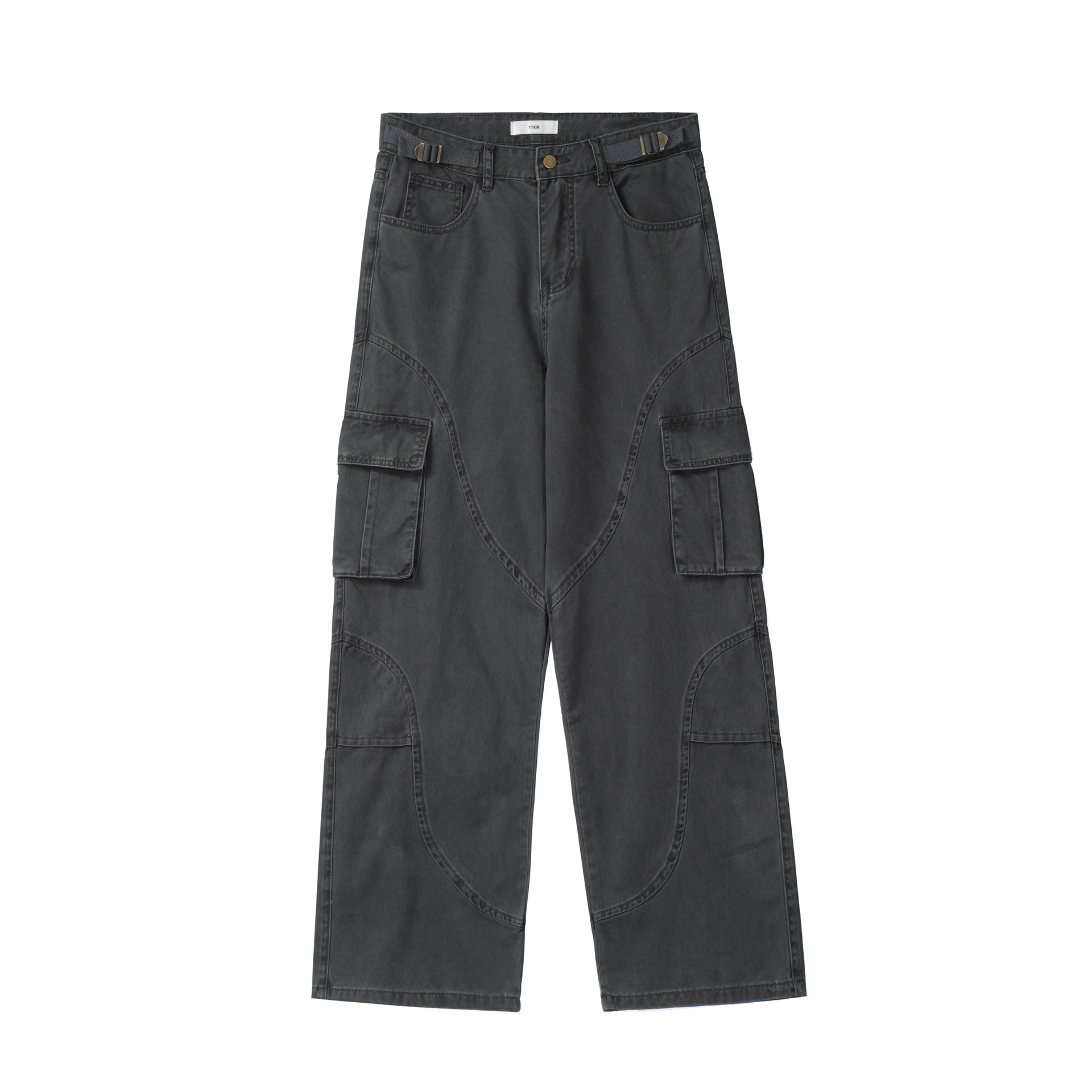 Pants for Men and Women Vintage Washed Distressed Design with Pockets