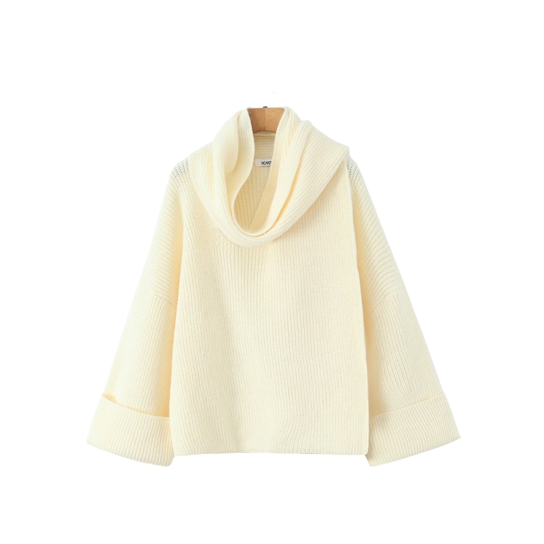 Ladies Korean Japanese Oversized Cozy Knit Cardigan