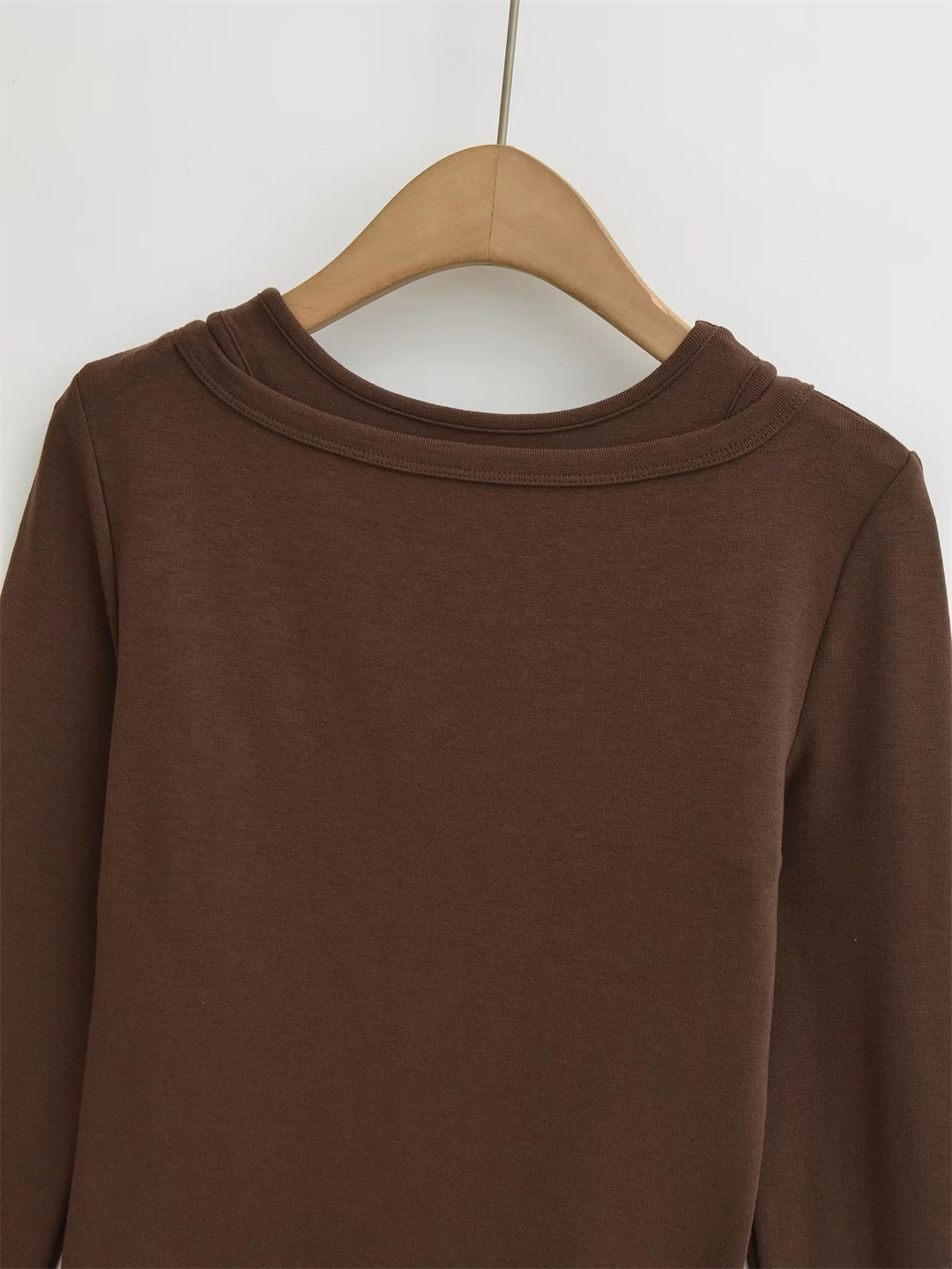 Vintage Cocoa Camisole and Cropped Cardigan Ensemble