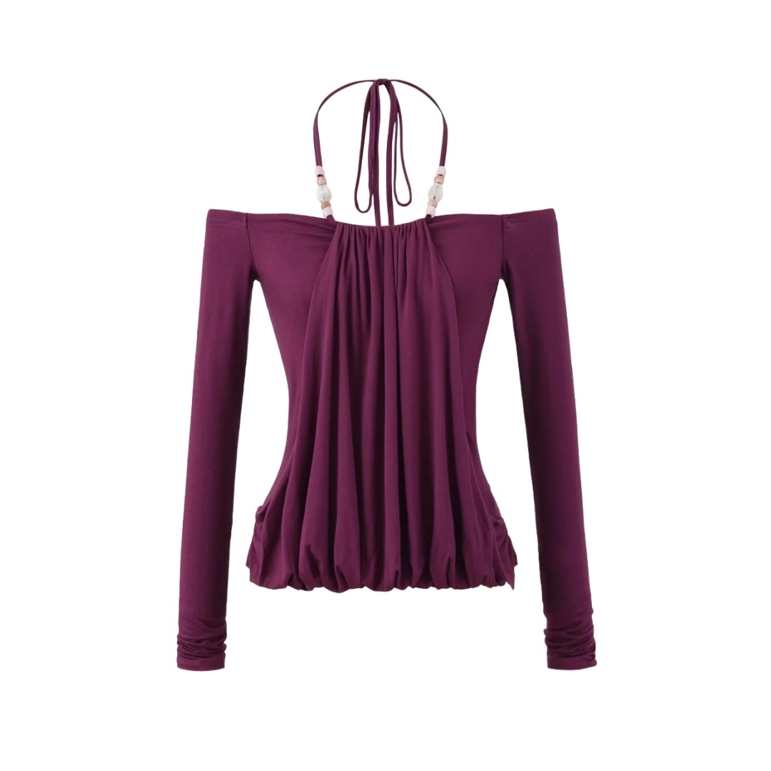 One-Shoulder Slim Fit Spicy Tee