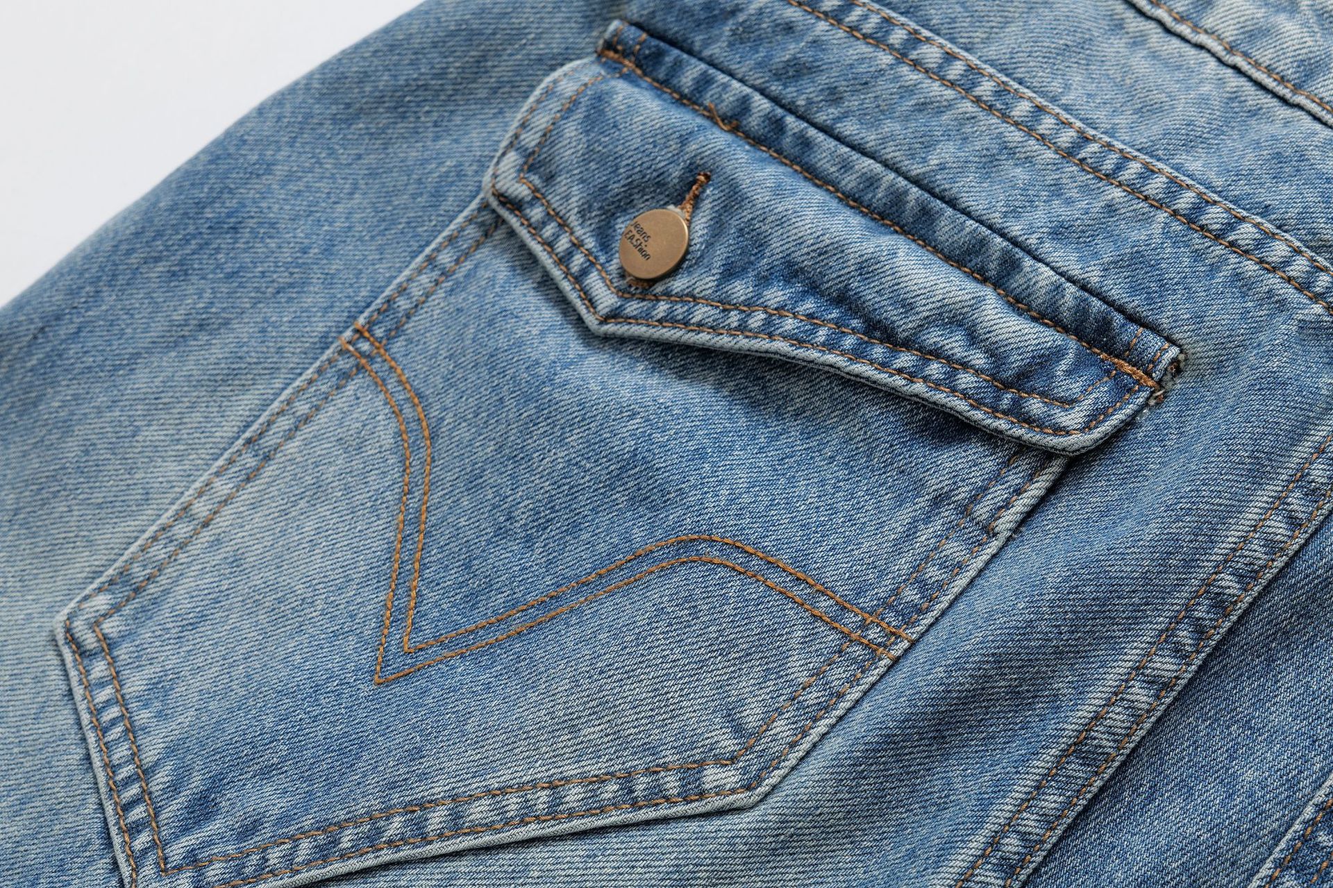 Straight casual loose floor pants jeans