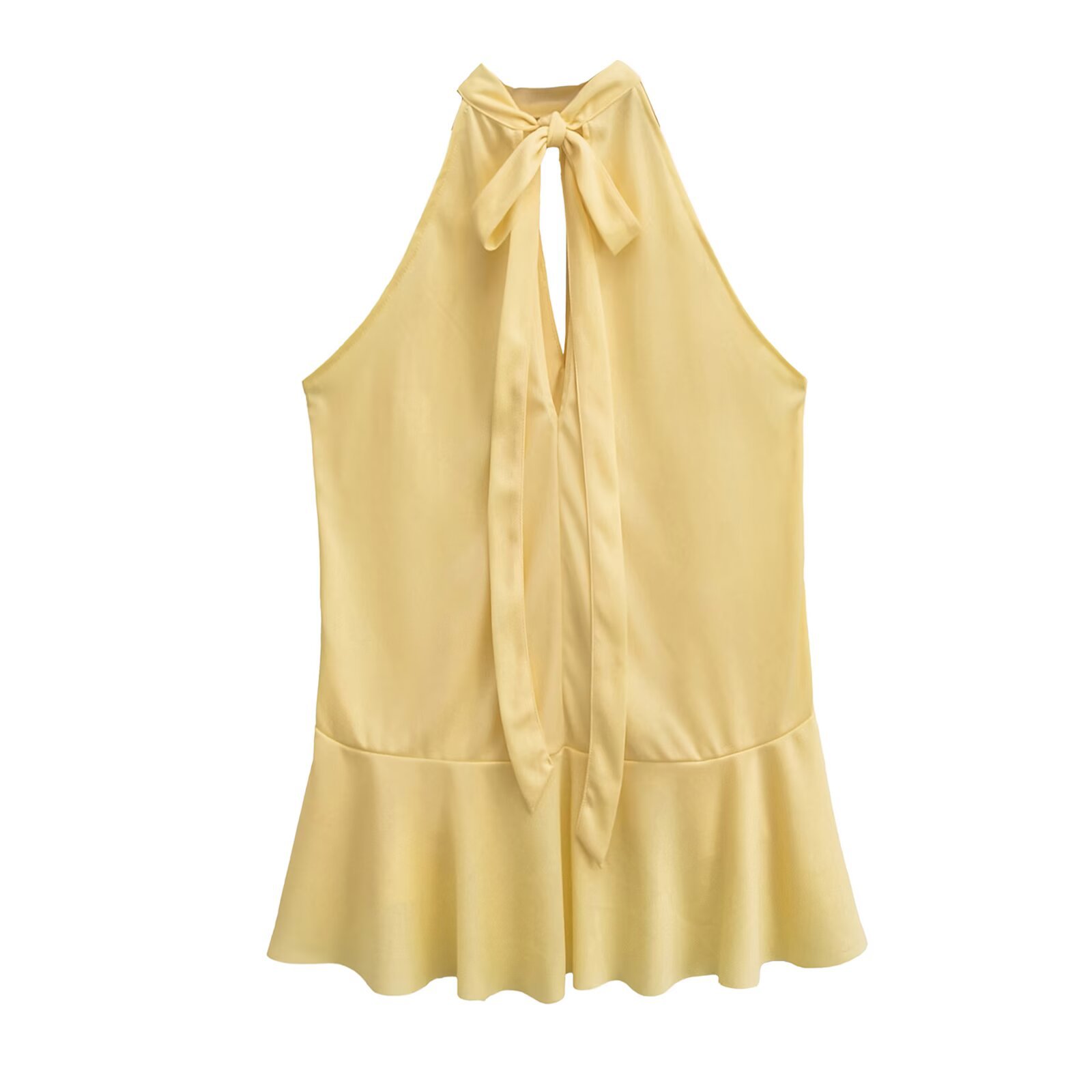 Modern Layered Solid Color Cowl Cami