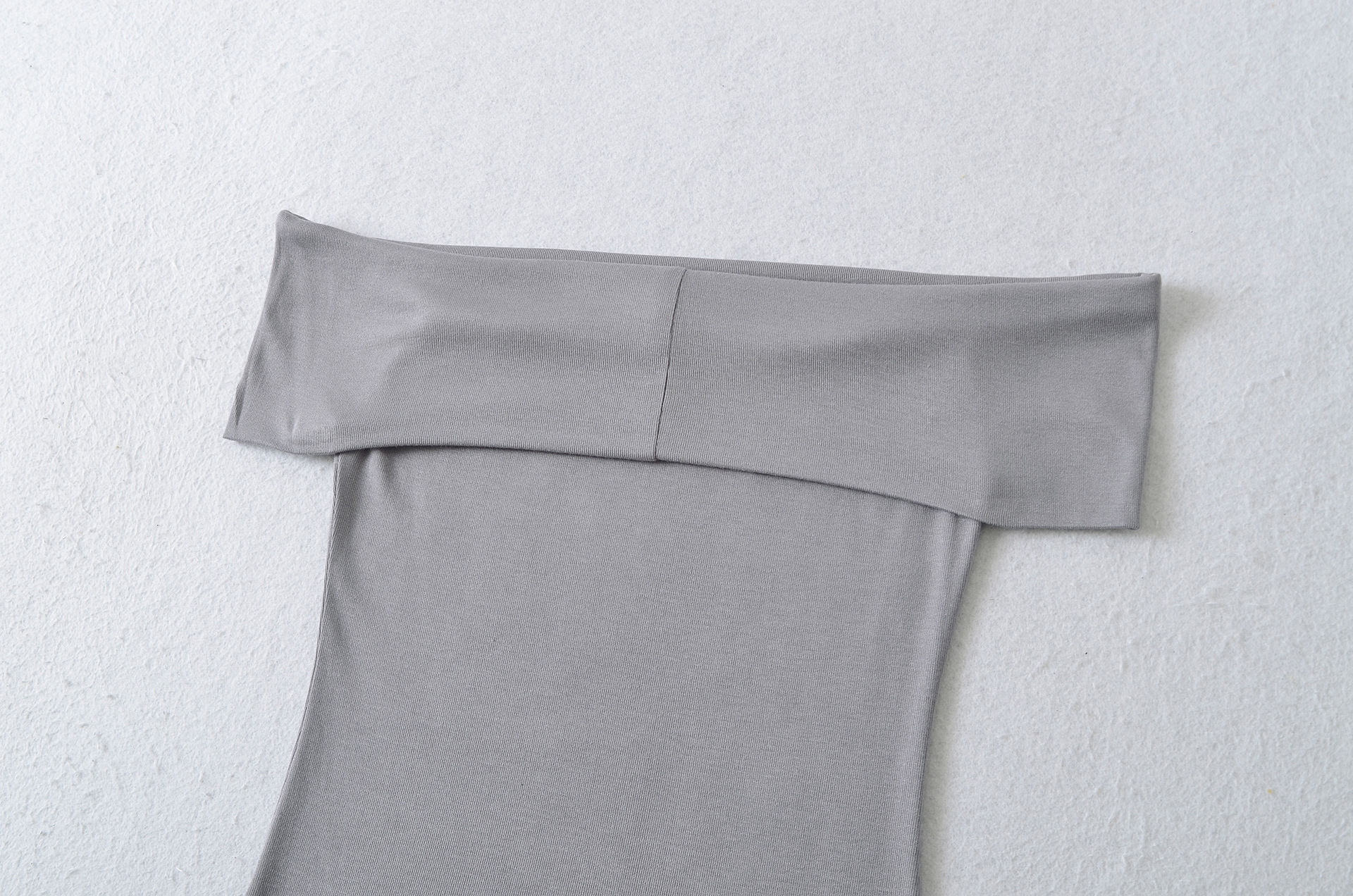 Slim One-Shoulder Plain Crop Top T-Shirt