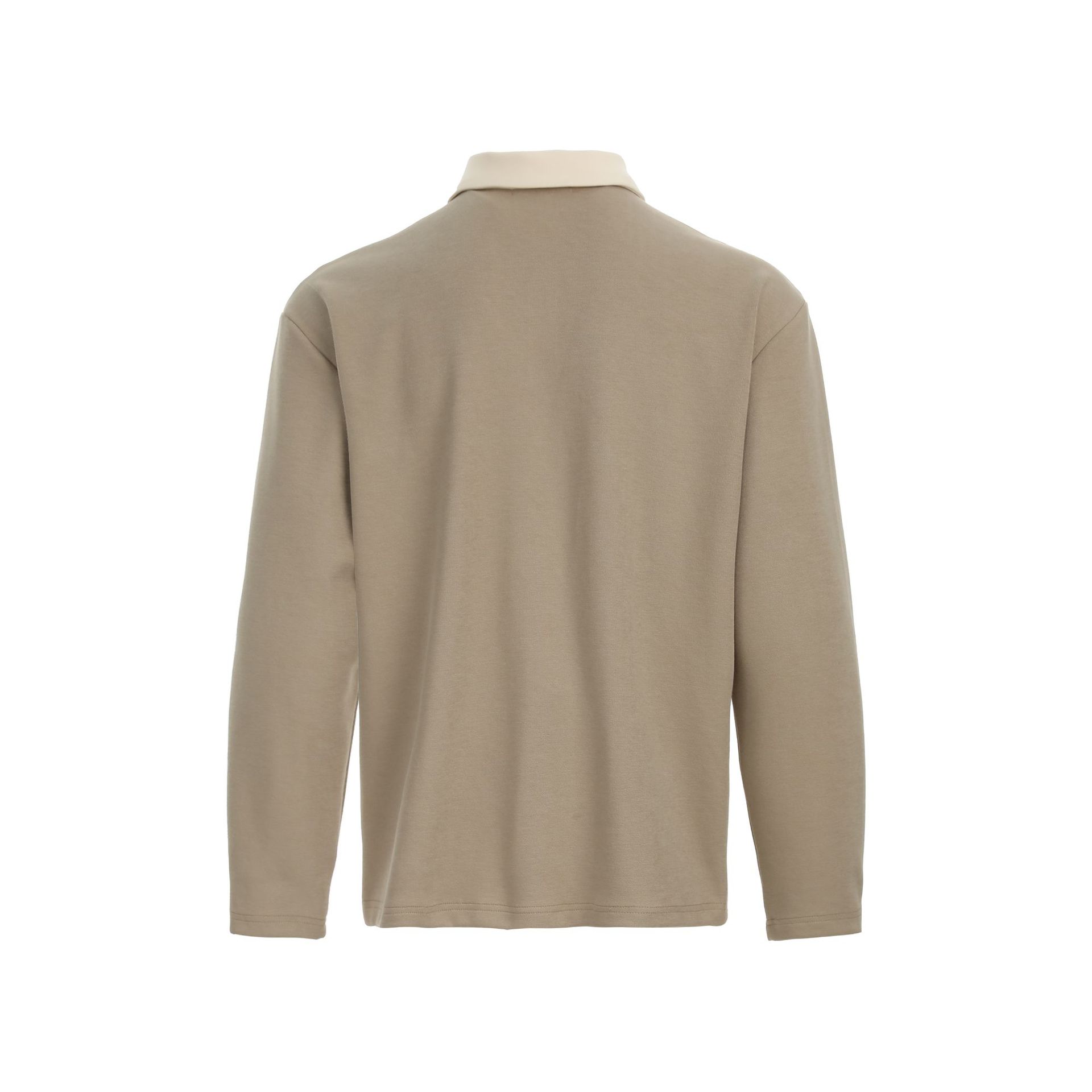 Vintage Color-Block Long Sleeve Cotton Blend Sweater