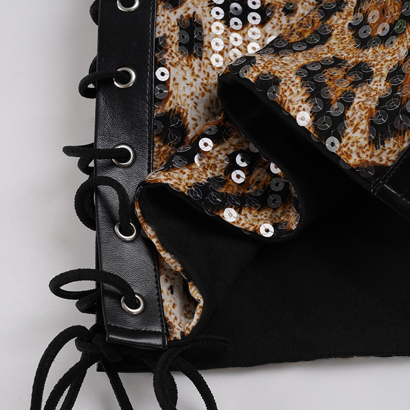 A-Line Animal Glitter Skirt