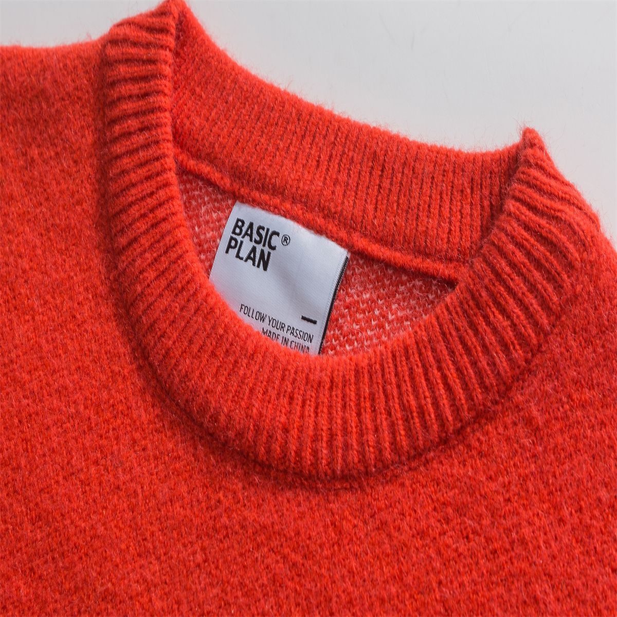 Japanese Workwear Color Block Long Sleeve Sweater