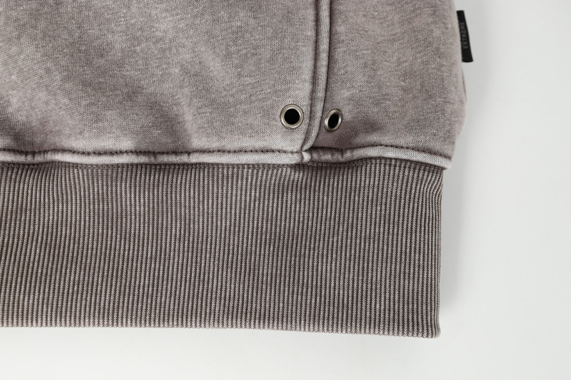 Urban Aged Cotton Pieced Hoodie