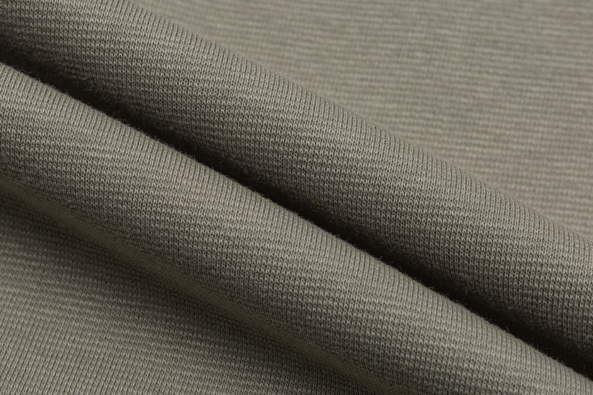 Oversized Single-Tone Sectioned Hood Zipper Sweatshirt