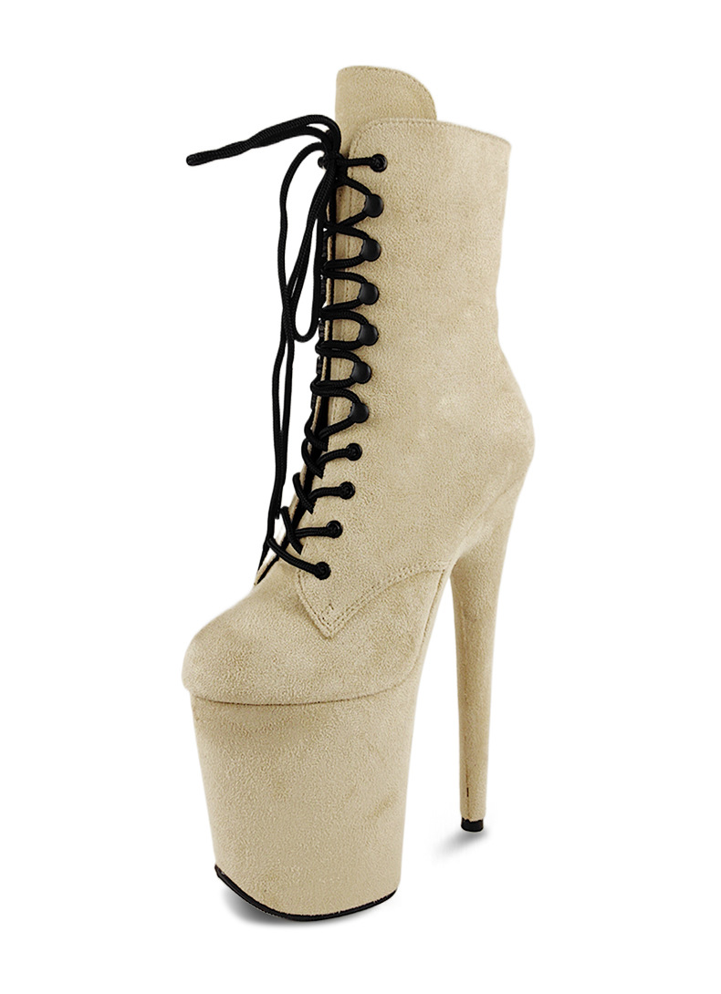 20CM super high heel pole dance shoes with waterproof platform pole dancing boots pole dance heel