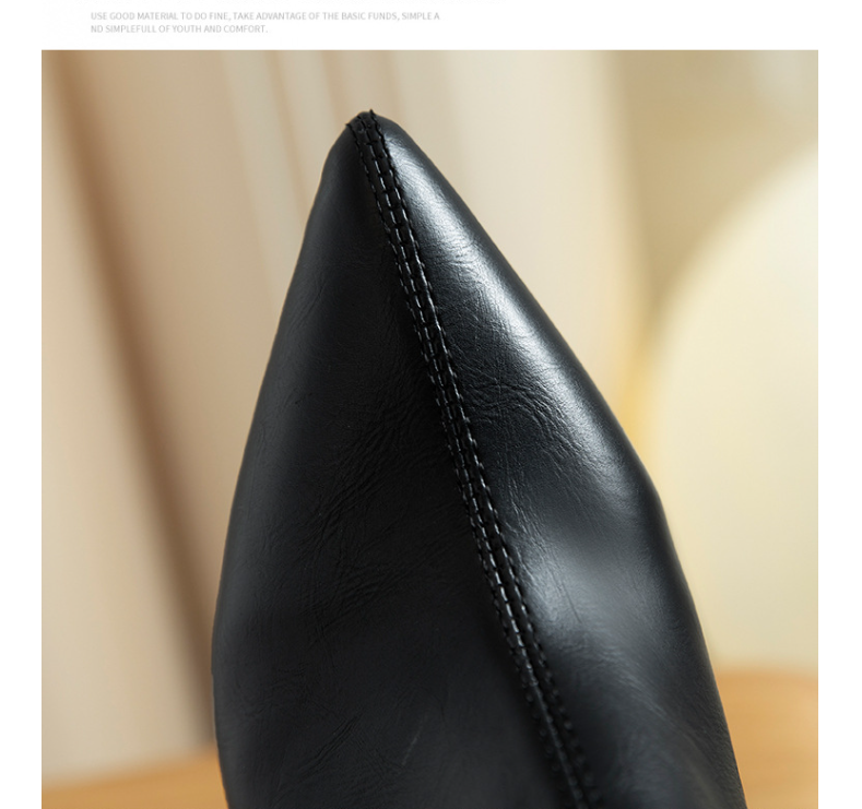 Retro stiletto pointed toe mules for women summer outer wear half slippers