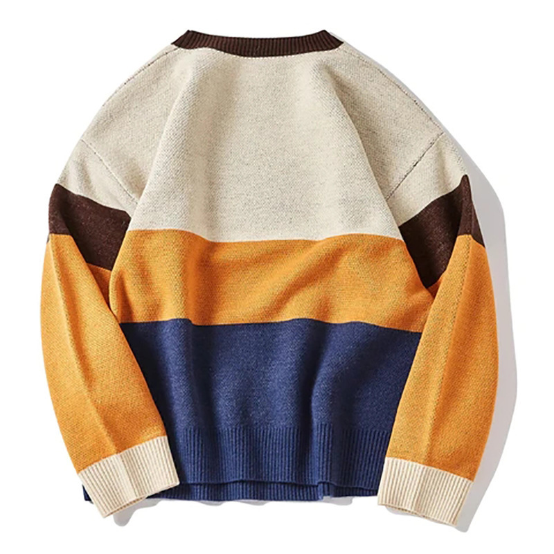 Colorful Feline And Aquatic Print Viscose Sweater