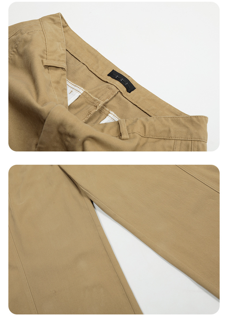 Straight Casual Jeans for Men and Women Cleanfit Trendy Loose Slim Pure Cotton Long Pants