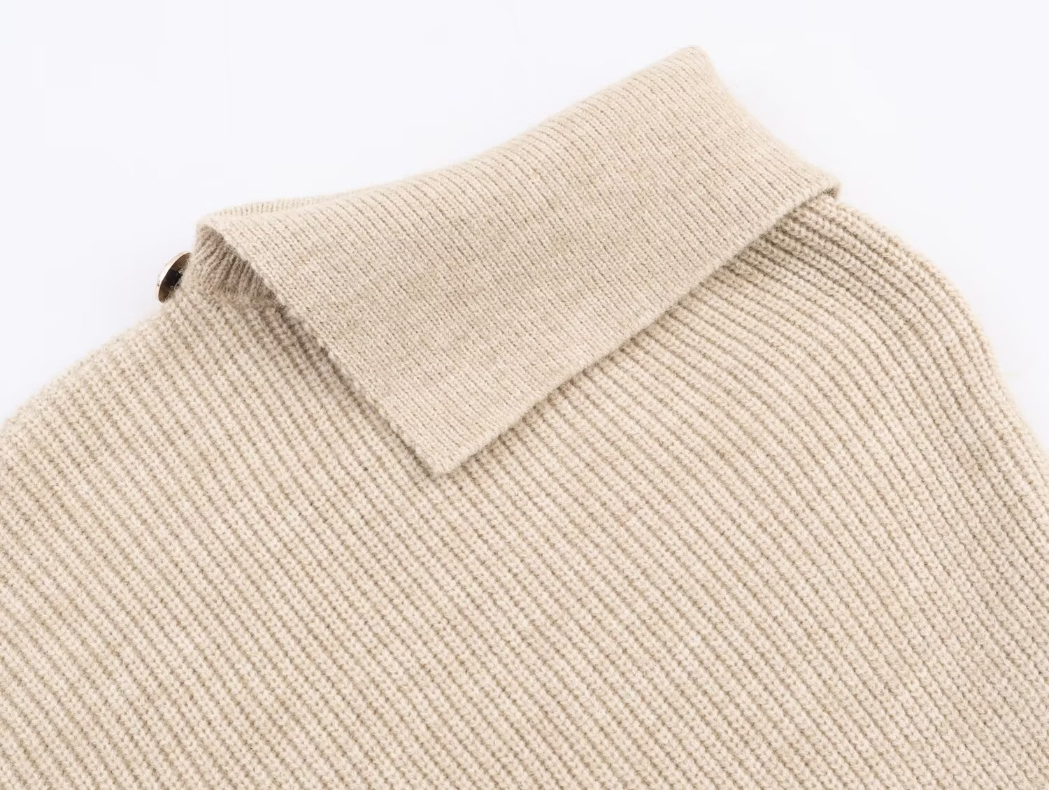 Asymmetric Dolman Sweater with Hardware