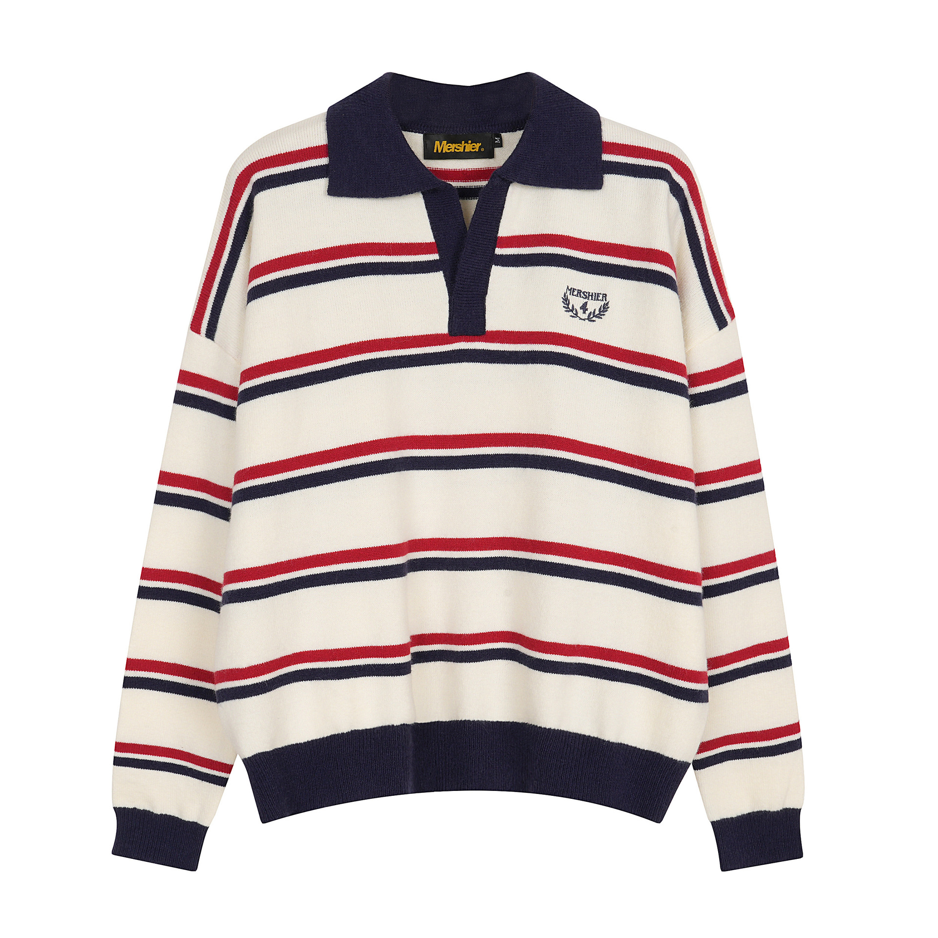 Korean Jacquard Long Sleeve Loose Fit Sweater