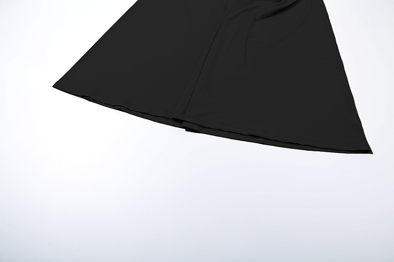 Bodycon High Neck High Waist Polyester Spandex Dress