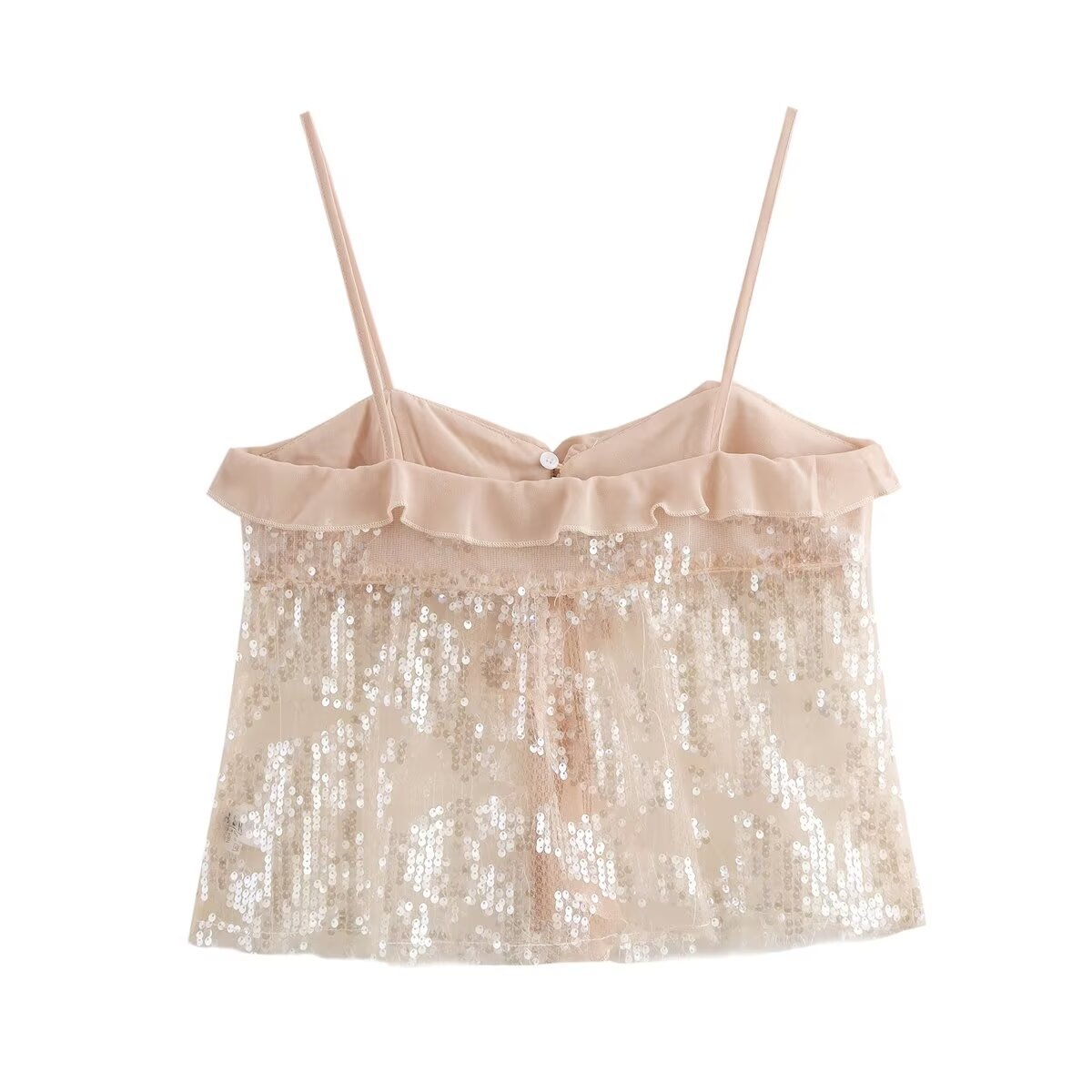 Modern Solid Sparkly Cami