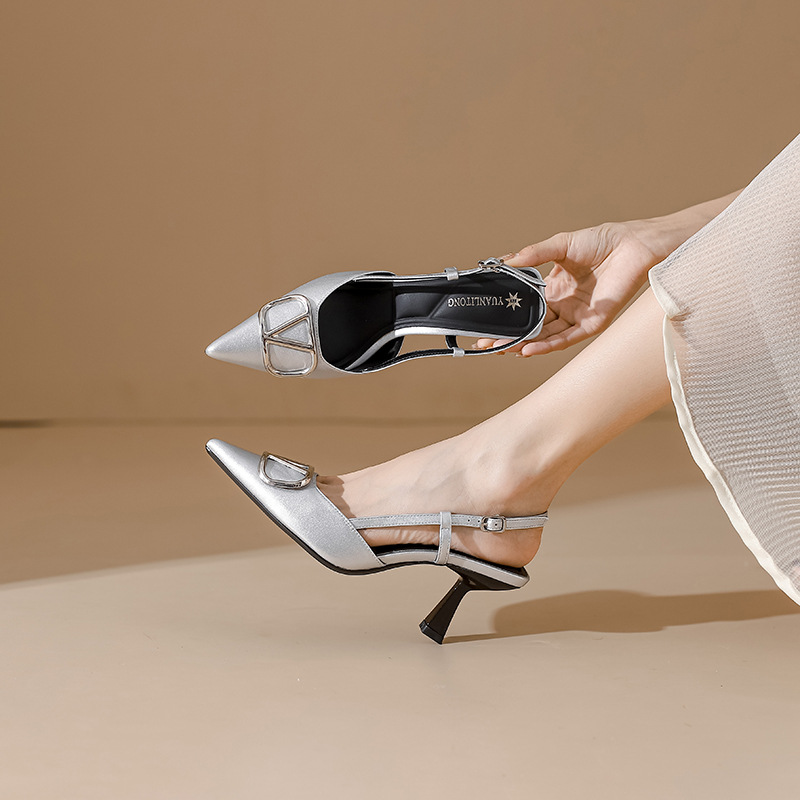 High-heeled Shoes for Women with Thin Heels, Fashionable Dress Shoes, Sandals for Women, Stylish Huizhou Women's Shoes