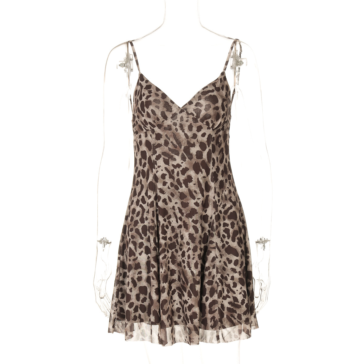 Ladies Patterned Bandeau Mini Dress