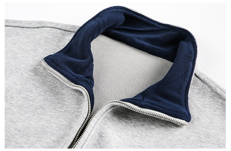 American Oversized Zip-Up Sweatshirt