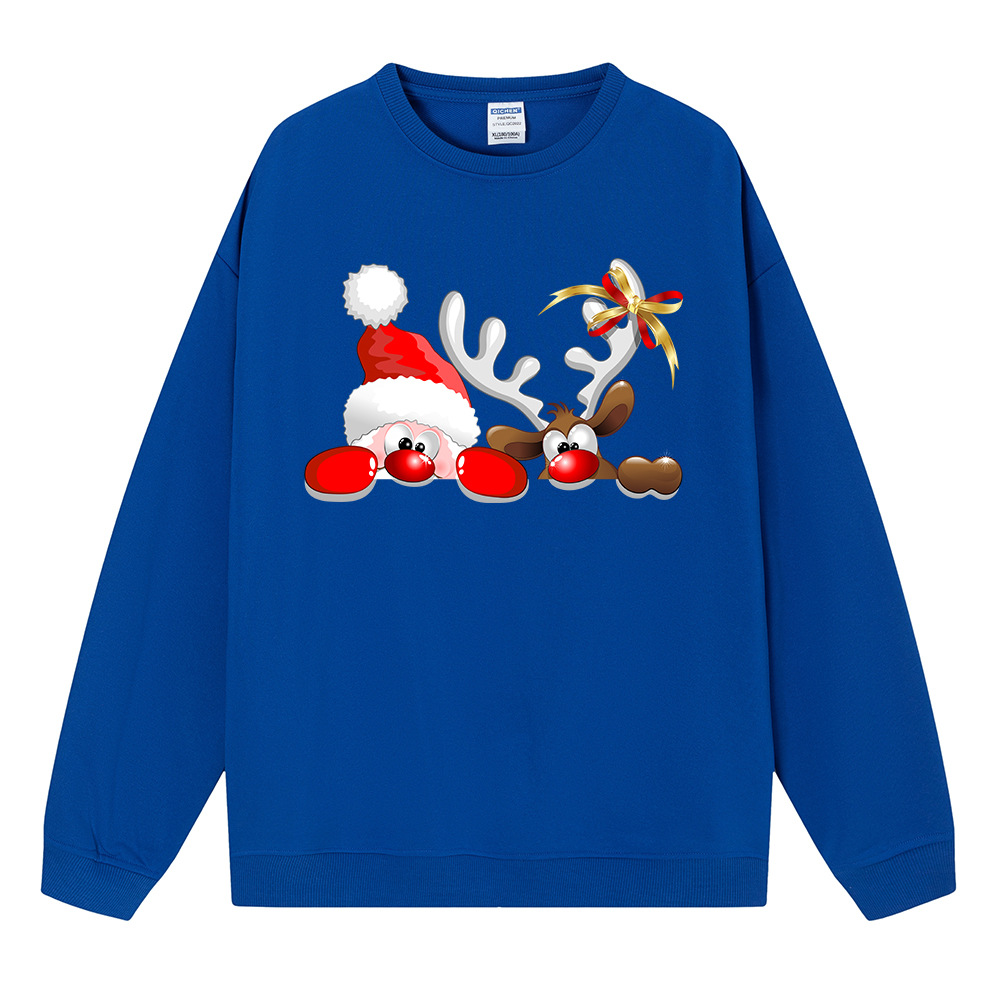 Oversized Holiday Deer Hoodie
