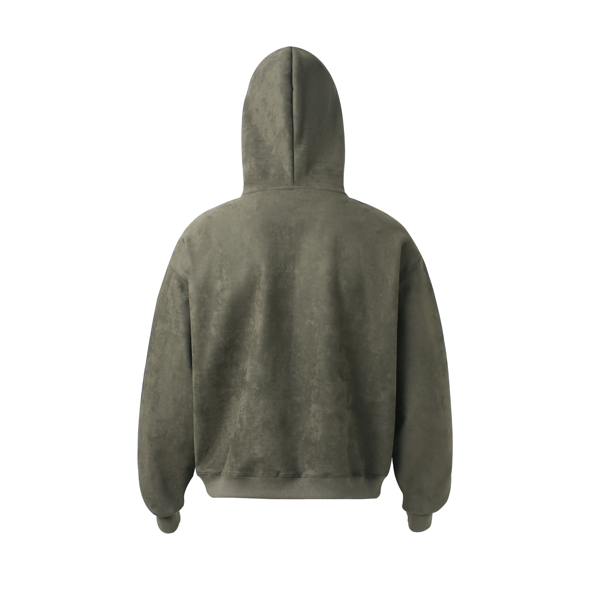 Loose Streetwear Patterned Hood Zipper Sweatshirt