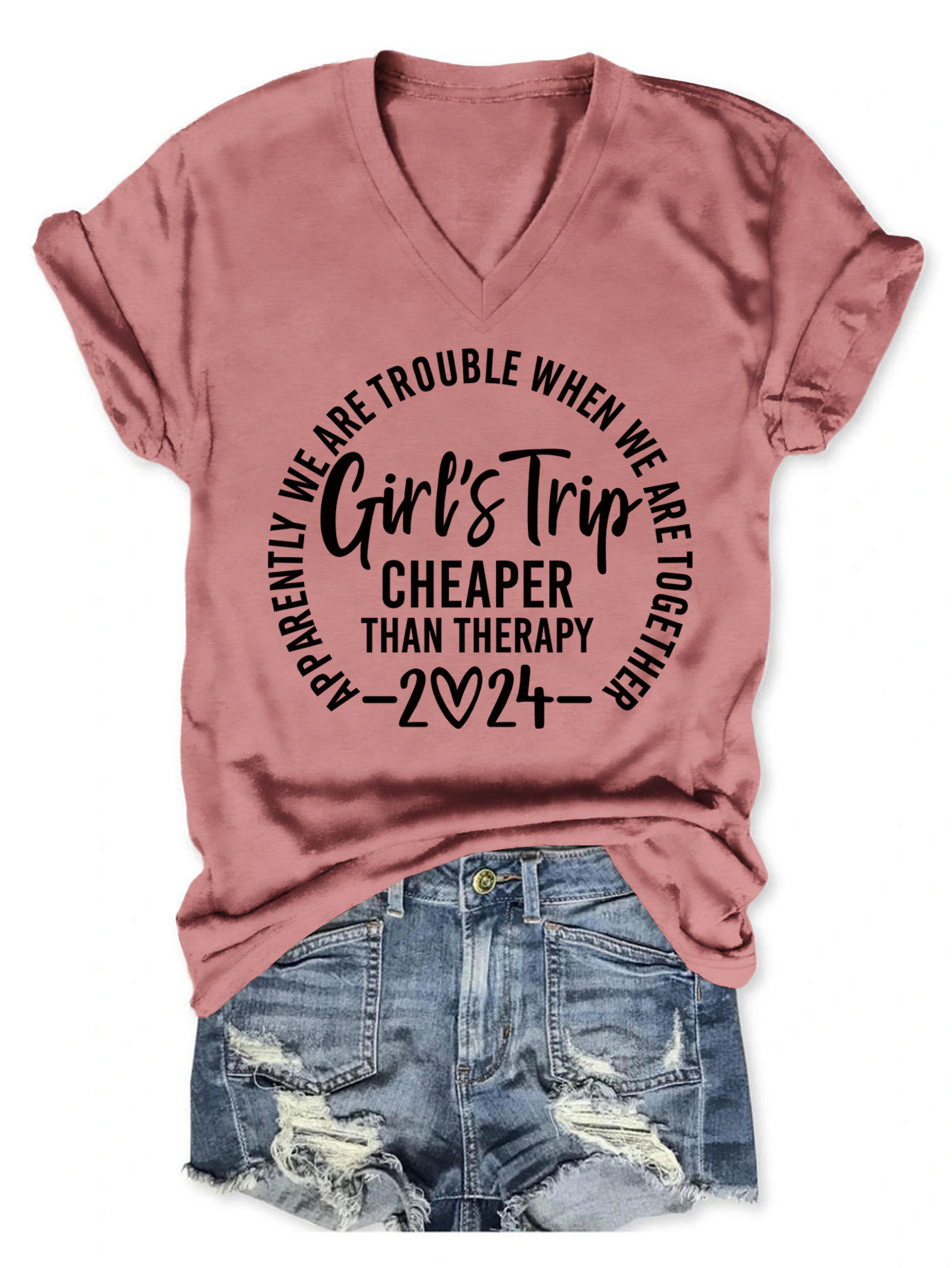 Geometric Print Crew Neck Short Sleeve Tee