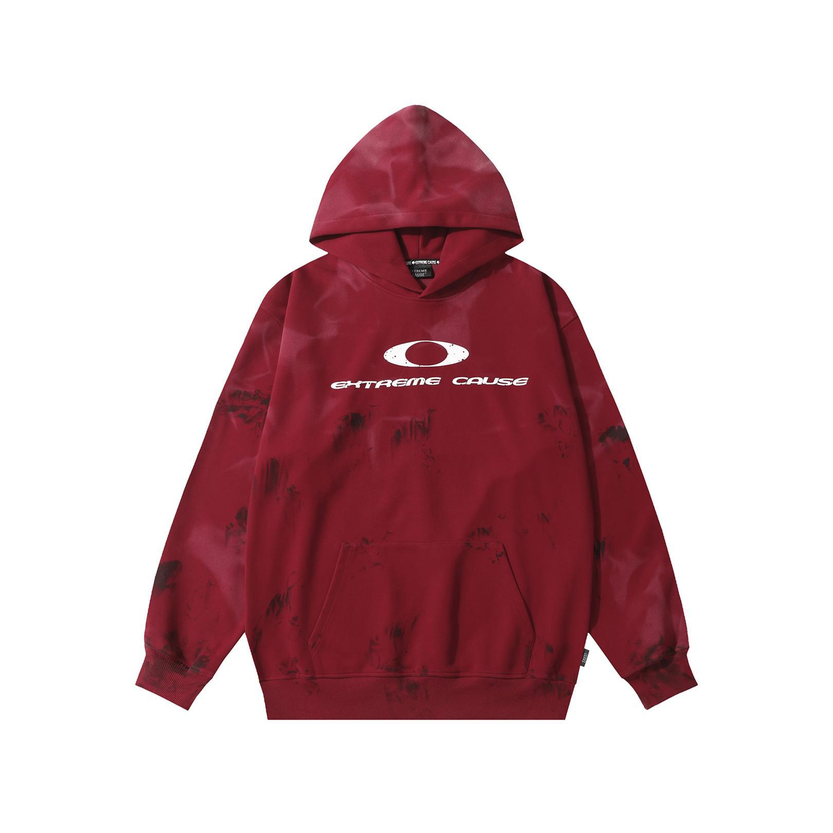 Urban Psychedelic Cotton Blend Long Sleeve Hoodie