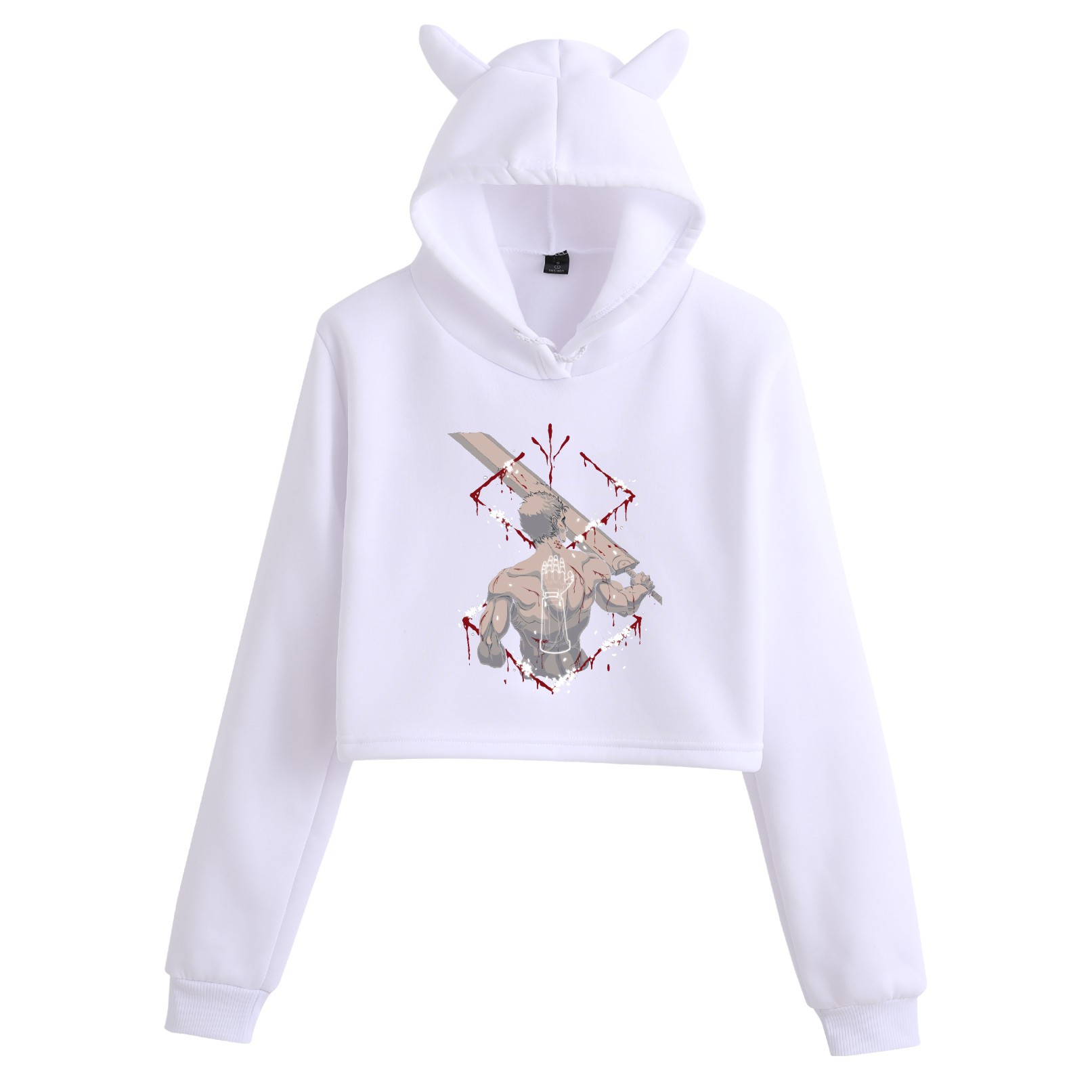 Cute Ladies Short Hoodie