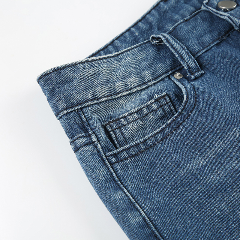 Basic versatile slim fit spicy girl jeans